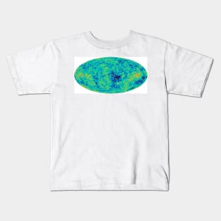 MAP microwave background (R980/0142) Kids T-Shirt